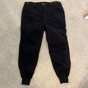 NWT Vince Suede Black Cargo Pants size 12